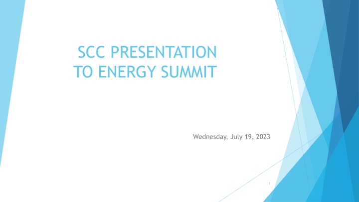 Regulation and Rate Setting by Virginia State Corporation Commission (SCC)