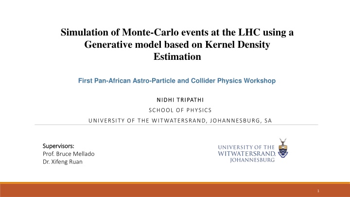 Machine Learning and Generative Models in Particle Physics Experiments