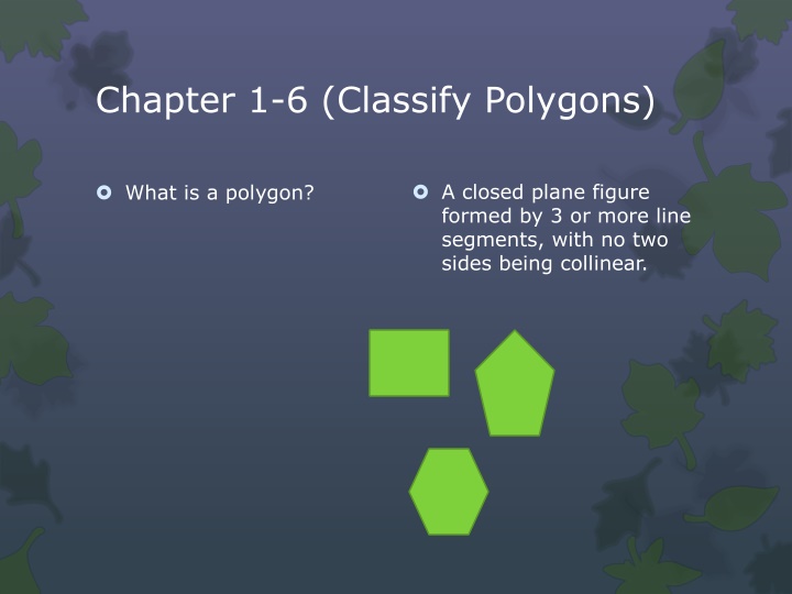 Polygons: Classifying Shapes with Multiple Sides