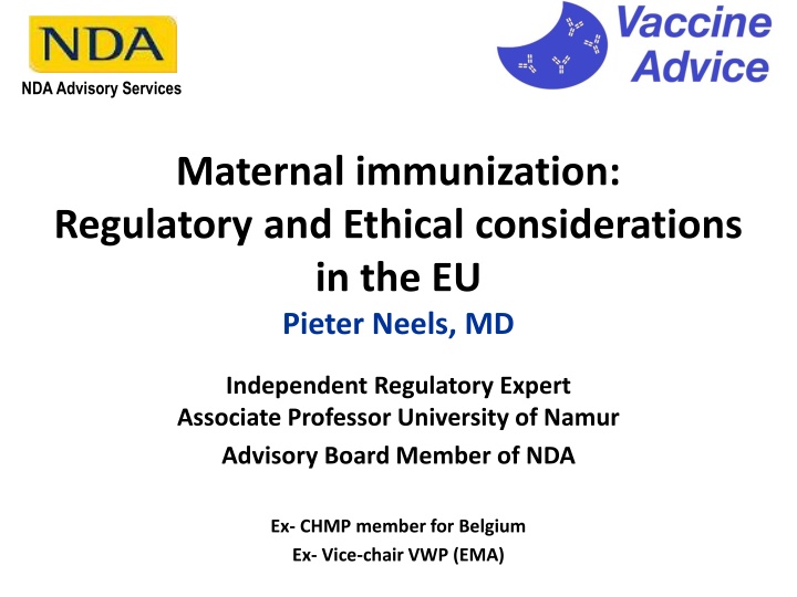 Regulatory and Ethical Considerations in Maternal Immunization in the EU