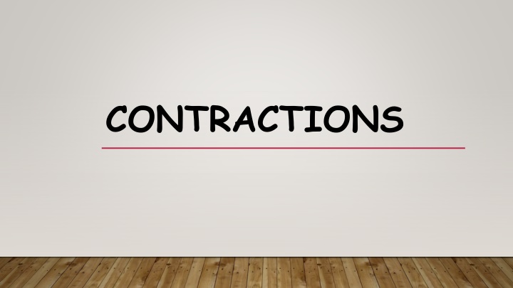 Contractions: A Handy Guide