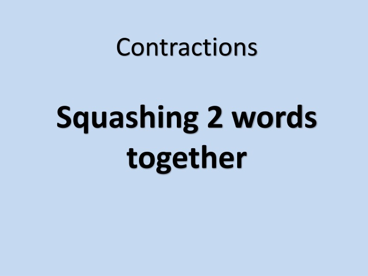 Contractions: A Comprehensive Guide