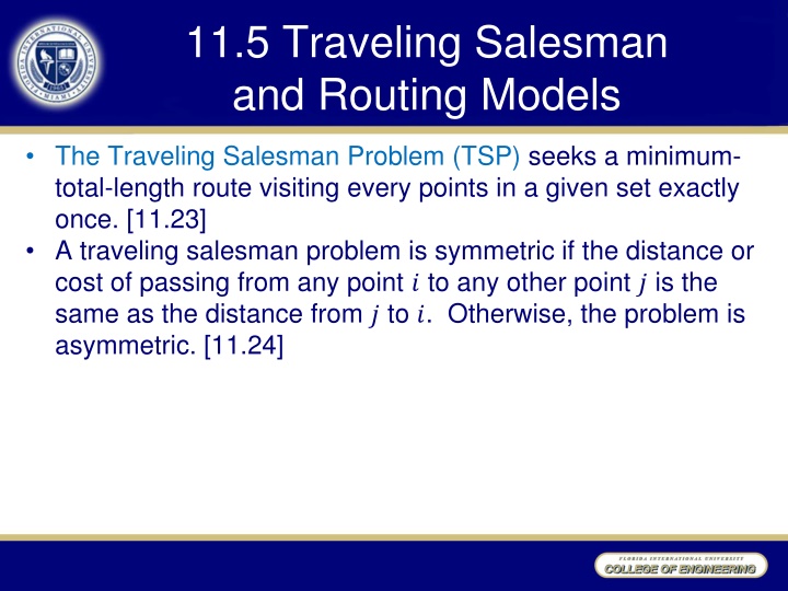 Traveling Salesman Problem and Its Formulation