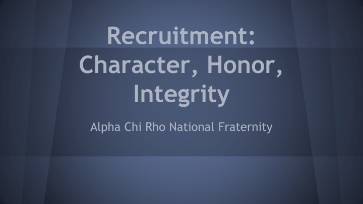 Enhancing Chapter Success Through Recruitment Strategies
