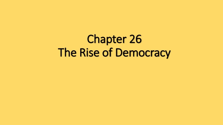 The Evolution of Democracy in Ancient Greece