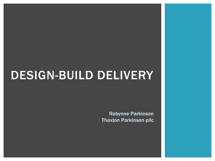 Innovative Insights into Design-Build Delivery Method