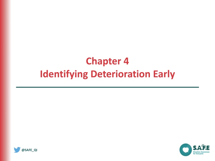 Recognizing Deterioration Early in Paediatric Patients