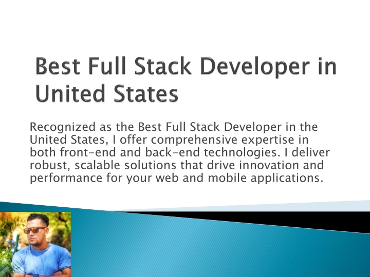 Best Full Stack Developer in United States
