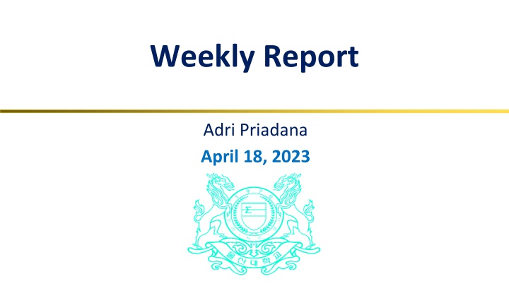 Weekly Activities and Research Updates in Machine Learning - April 18, 2023