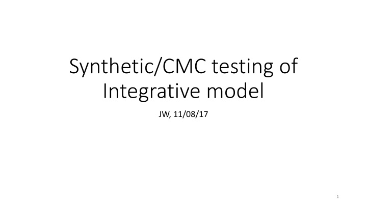 Overview of Synthetic Models in Transcriptional Data Analysis