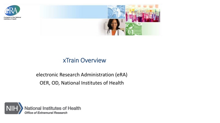 xTrain in eRA Commons for NIH Grant Administration