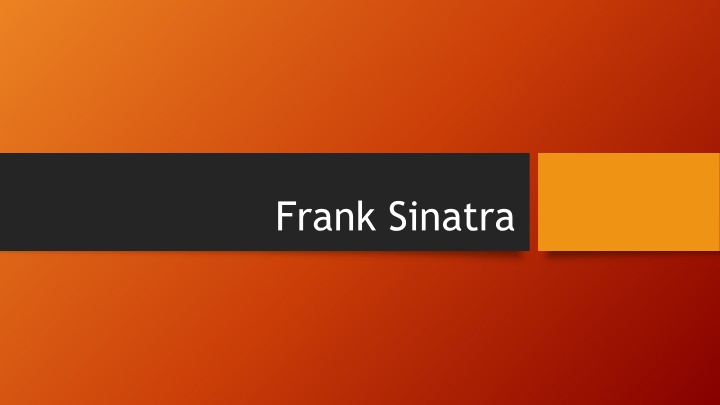 The Fascinating Life of Frank Sinatra: Singer, Actor, and Car Enthusiast