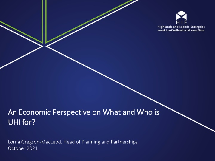 Economic Challenges and Opportunities in Highlands and Islands - A Comprehensive Overview