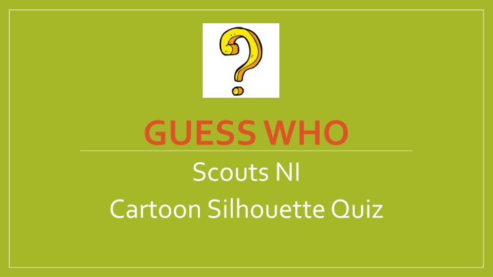 Guess Who Cartoon Silhouette Quiz - Can You Identify the Characters?