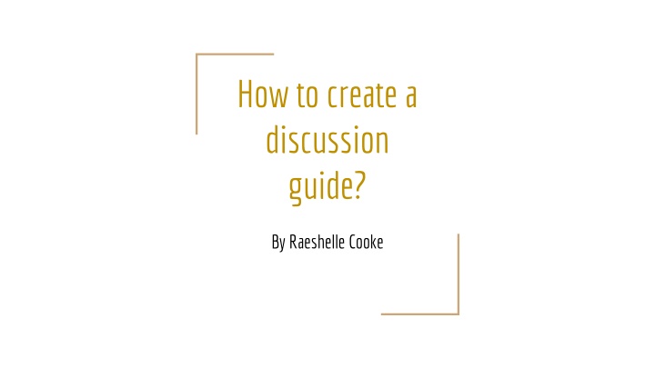 Crafting an Effective Discussion Guide for Personal Topics