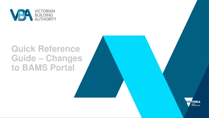 Updates to BAMS Portal: Quick Reference Guide