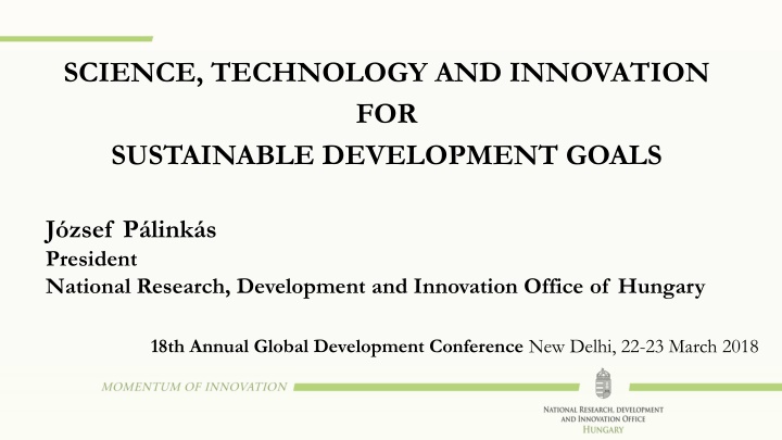 Empowering Sustainable Development Through Science, Technology, and Innovation