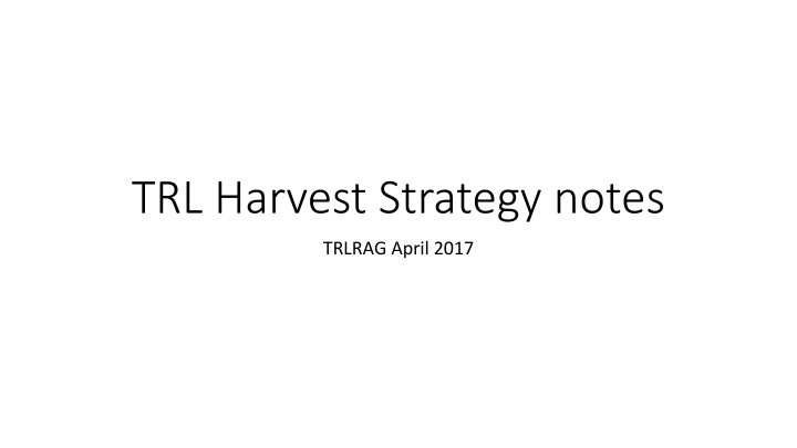 Effective Harvest Strategy Implementation for Sustainable Fisheries Management