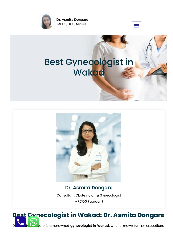 best gynecologist in wakad n.w
