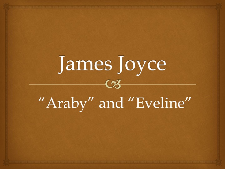 Themes and Characters in James Joyce's Araby
