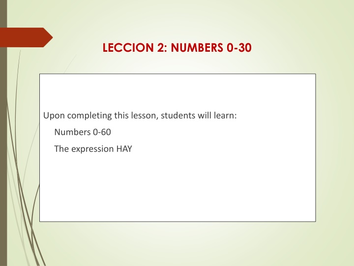 Learning Numbers from 0 to 30 in Spanish