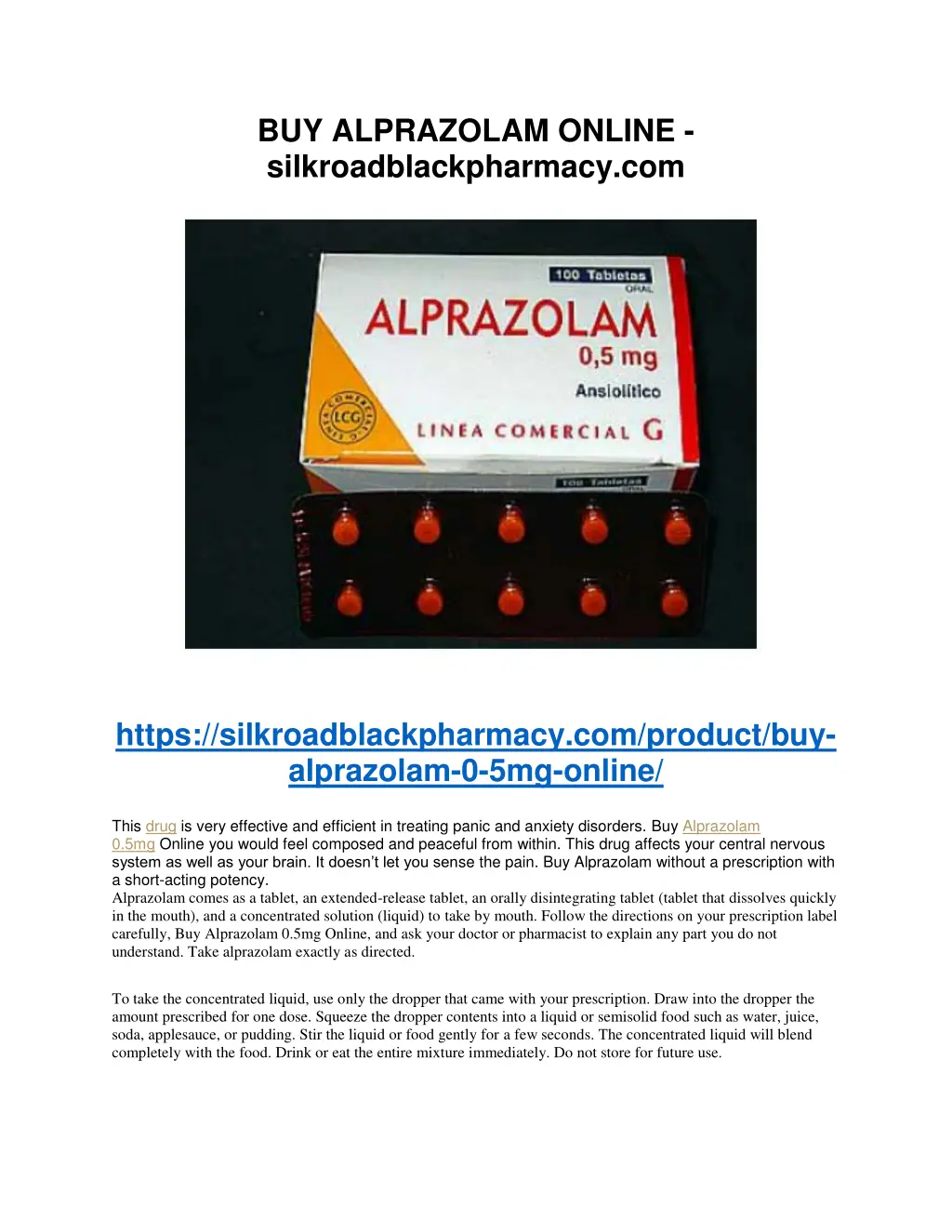 buy alprazolam online silkroadblackpharmacy com n.