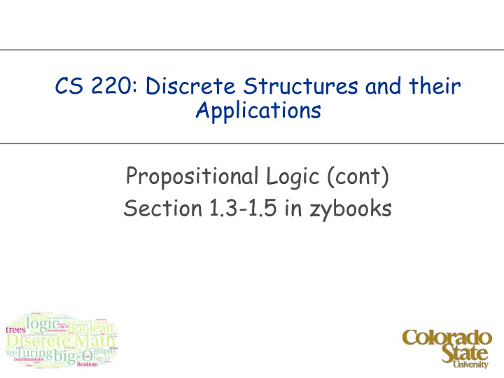 Propositional Logic Fundamentals