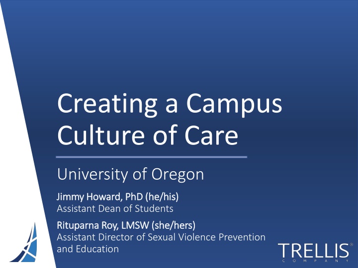 Building a Campus Culture of Care at University of Oregon