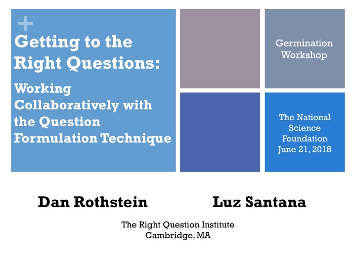 Collaborative Question Formulation Workshop for Learning Enhancement