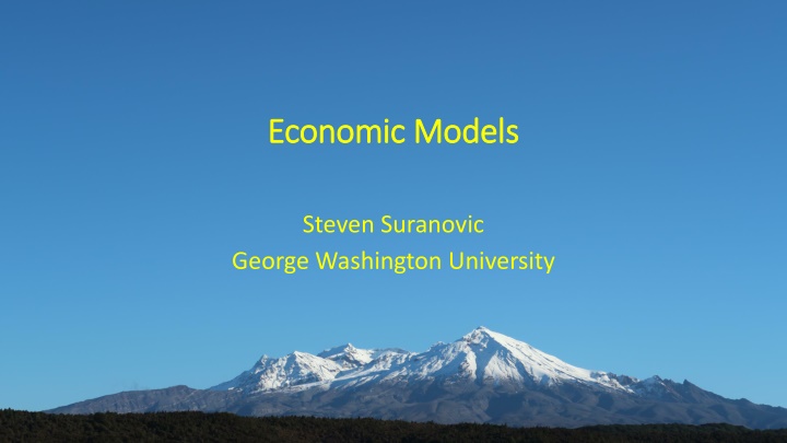 Economic Models: Assumptions, Deductive Reasoning, and Logical Fallacies