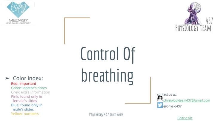 The Control of Breathing and Respiratory Rhythm