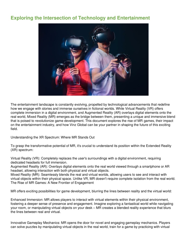 exploring the intersection of technology n.w