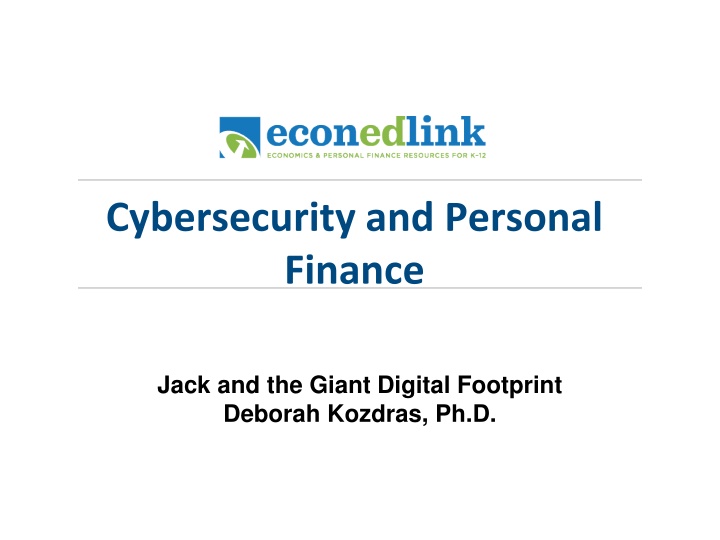 Jack and the Giant Digital Footprint - Cybersecurity and Personal Finance