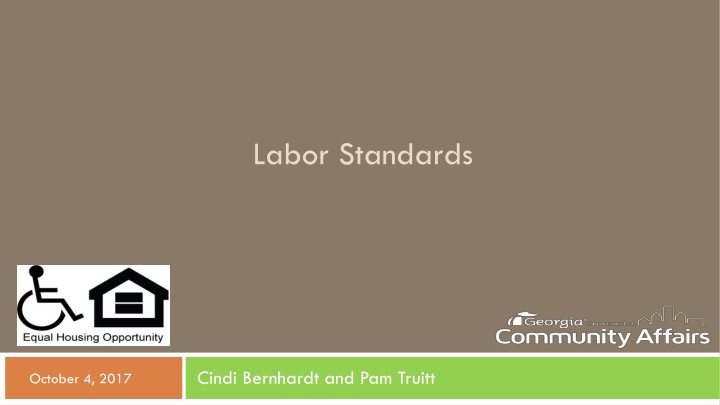 Compliance with Labor Standards in Federal Contracts