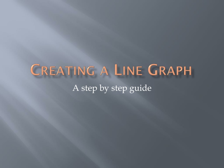 Visual Guide to Drawing Line Graphs with Data