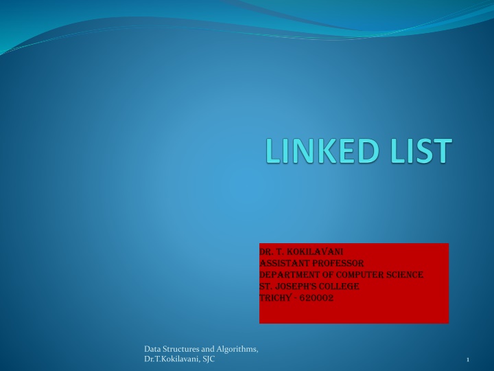 Linked Lists in Data Structures and Algorithms