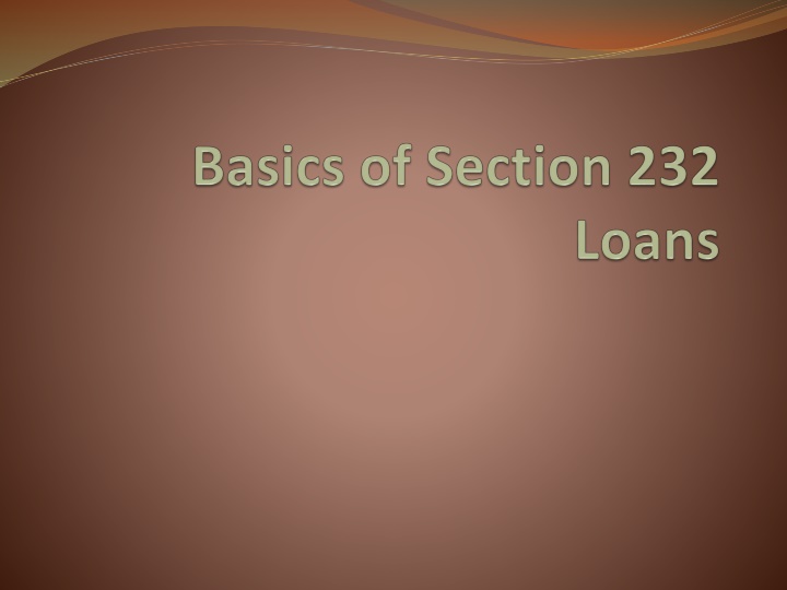 FHA 232 Single Asset Mortgagor Guidelines Overview