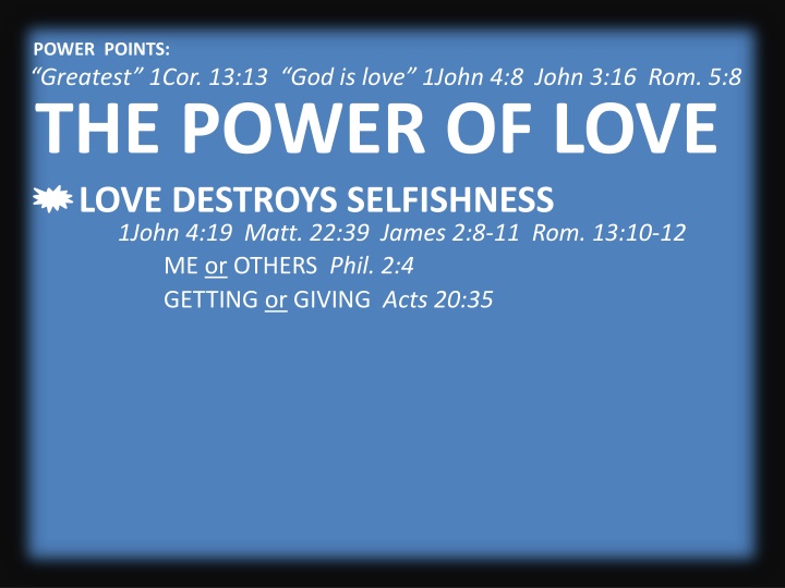 The Power of Love in Relationship Building