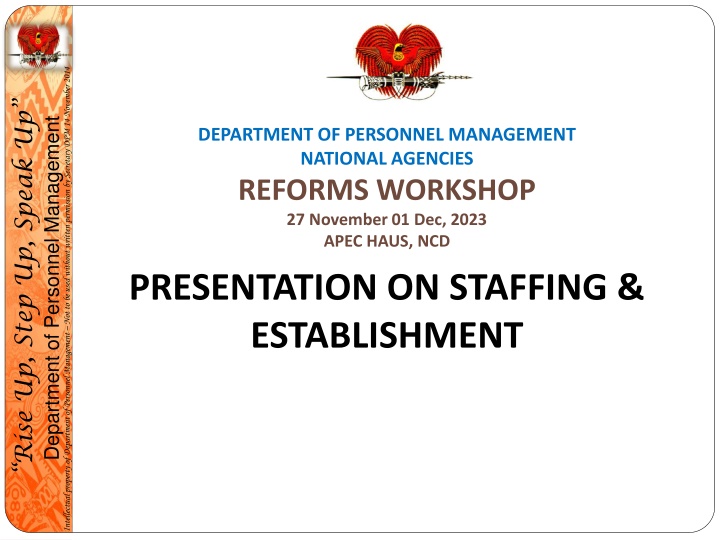 Managing Personnel Emoluments: Importance of Staffing & Establishment Reviews