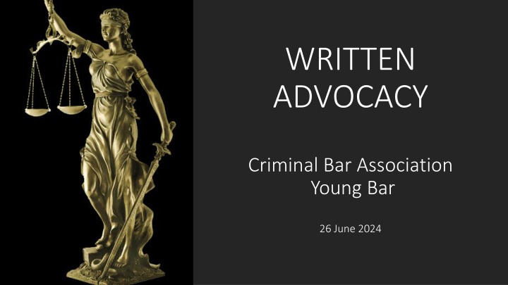 Enhancing Written Advocacy Skills for Improved Legal Representation