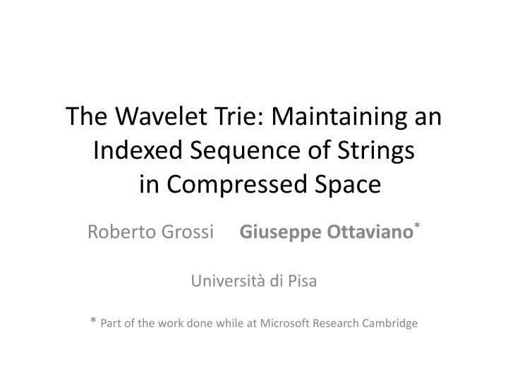 Efficient Maintenance of Indexed String Sequences in Compressed Space