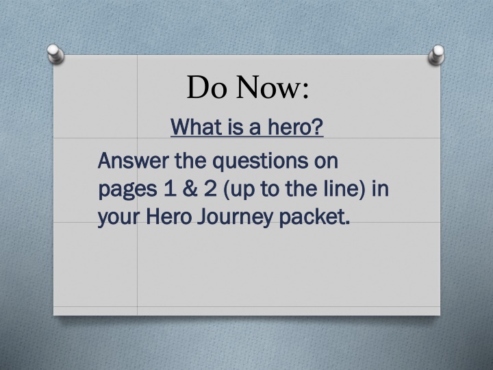 The Hero's Journey According to Joseph Campbell