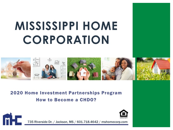 Mississippi Home Corporation - CHDO Program Overview