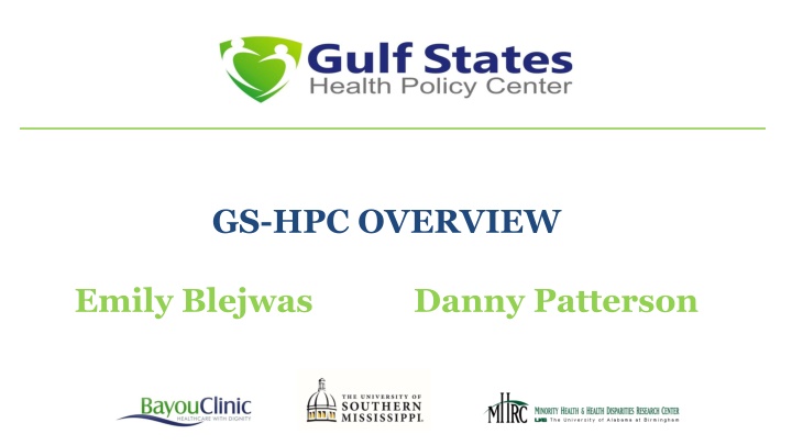 Gulf States Health Policy Center Overview