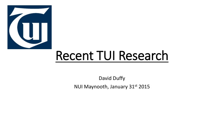 Insights from Recent TUI Research on CPD and Guidance Support