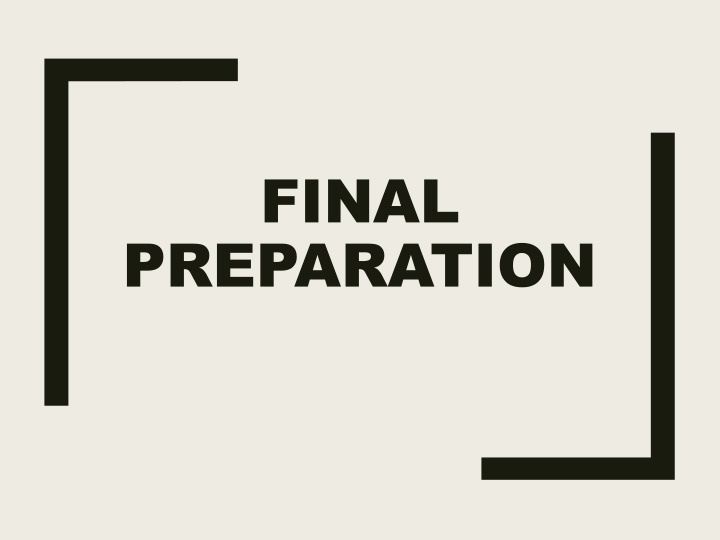 English Grammar Final Exam Review