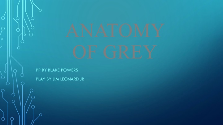 'Anatomy of Grey' by Jim Leonard Jr.: Unraveling Themes of Love, Destiny, and Grief