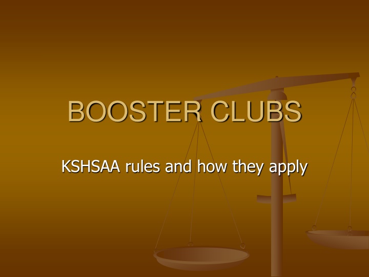 KSHSAA Booster Club Rules and Application