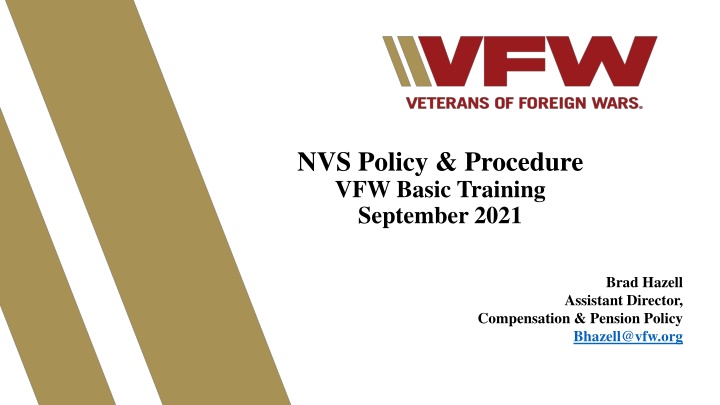 Overview of VFW National Veterans Service