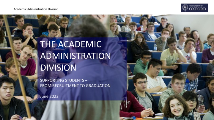Academic Administration Division